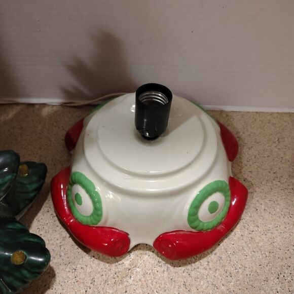 Vintage Tall Ceramic Christmas Tree with Base 18" - Picture 6 of 11